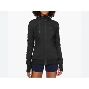 Lululemon Dance Studio Jacket Reversible Black Size 8
